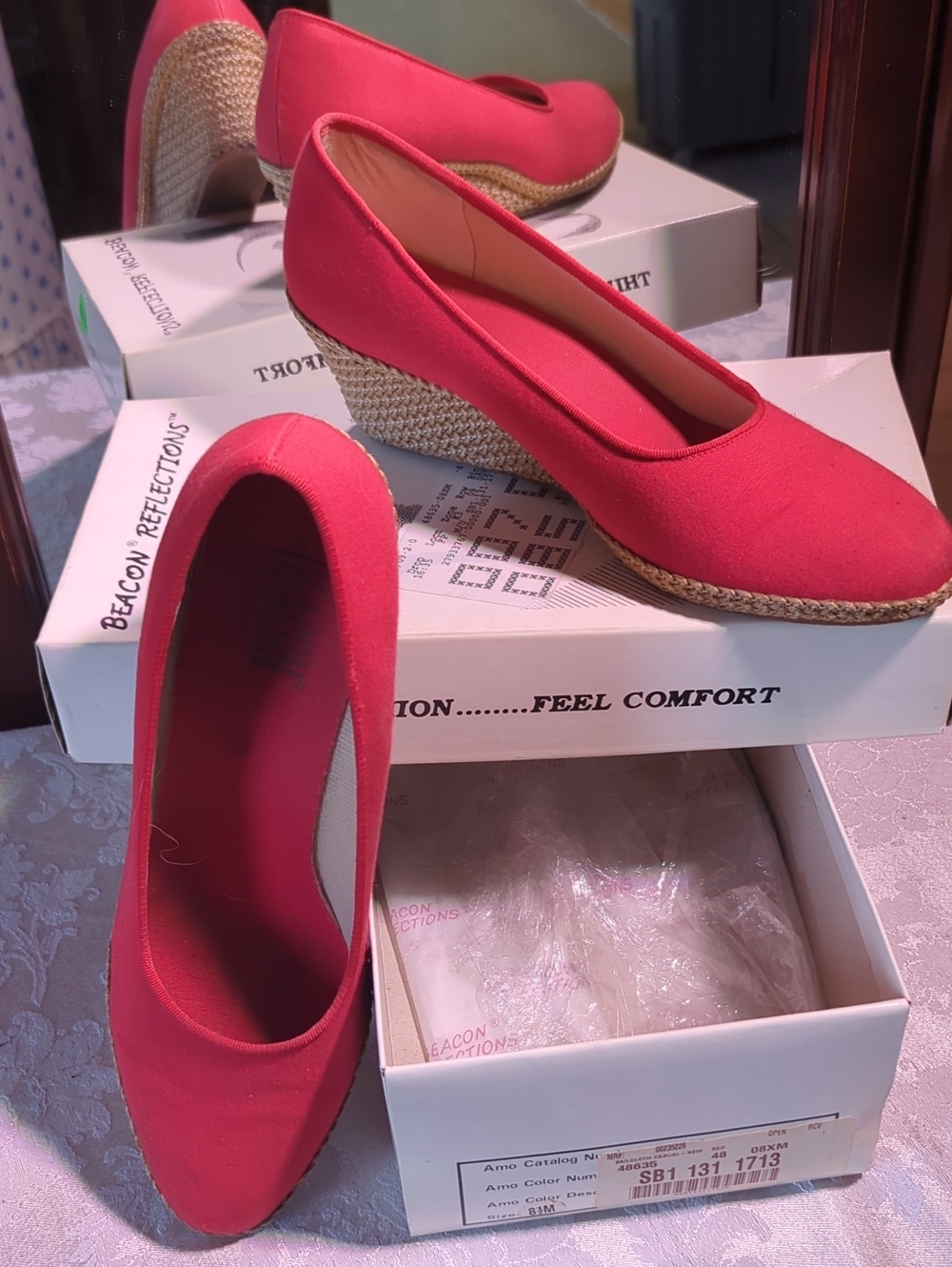 Women’s Coral Wedge Espadrille -